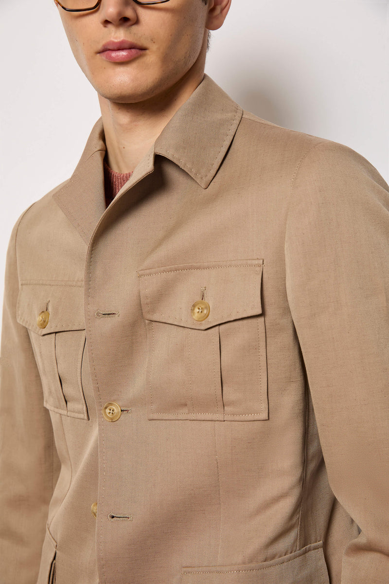 SAHARA jacket untreated - beige | L.B.M. 1911
