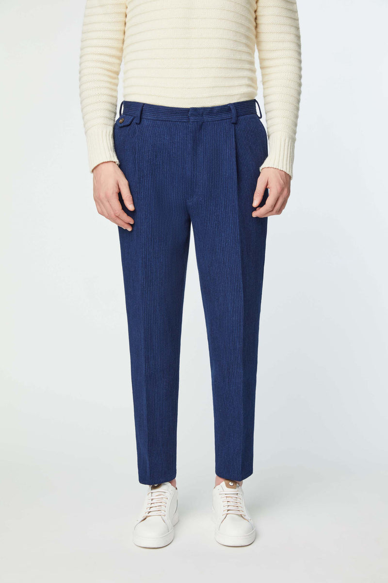Lubiam Pantalone MILES Sartorial Indigo blu denim Pantalone MILES Sartorial Indigo blu denim