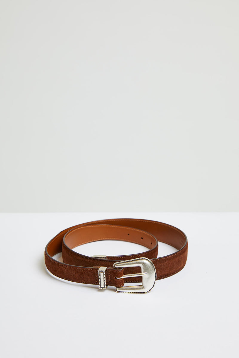 Lubiam Cintura texana in suede cerato Cintura texana in suede cerato