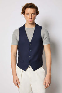 Comfort vest untreated drop 4 - navy blue