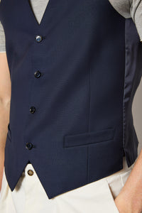 Comfort vest untreated drop 4 - navy blue