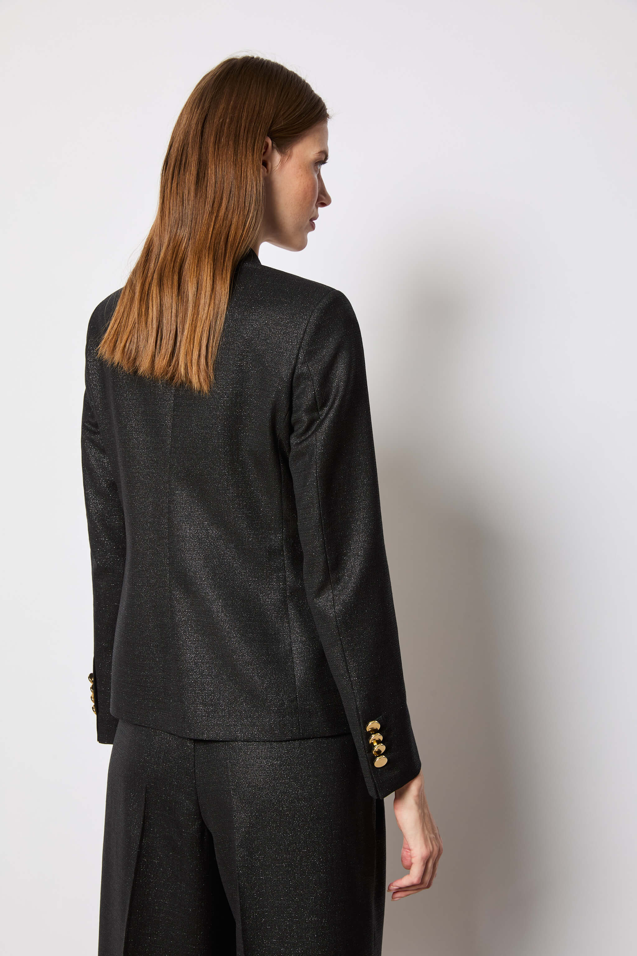 Ilaria jacket lurex black