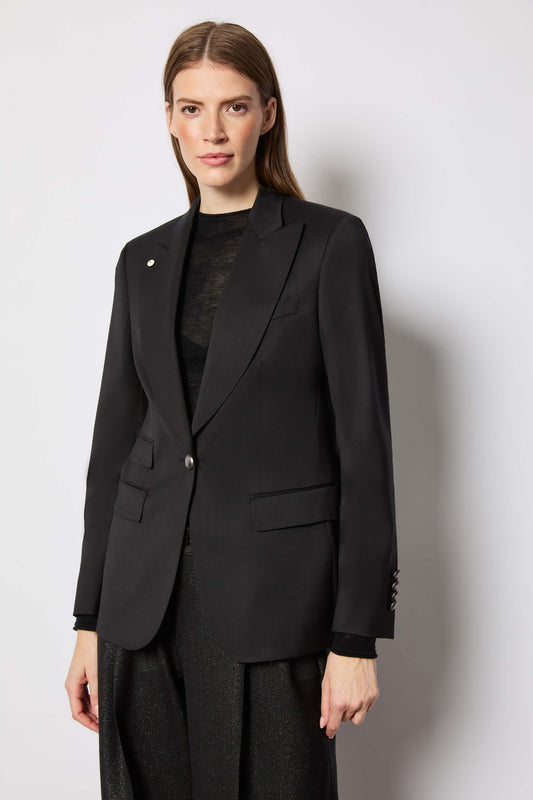 Laura jacket single-breasted black