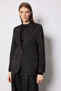 Laura jacket single-breasted black black