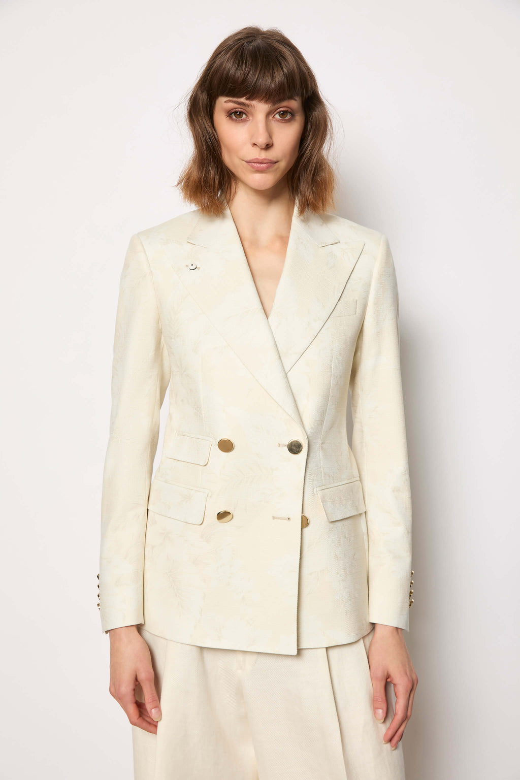 ELENA jacket untreated - ivory