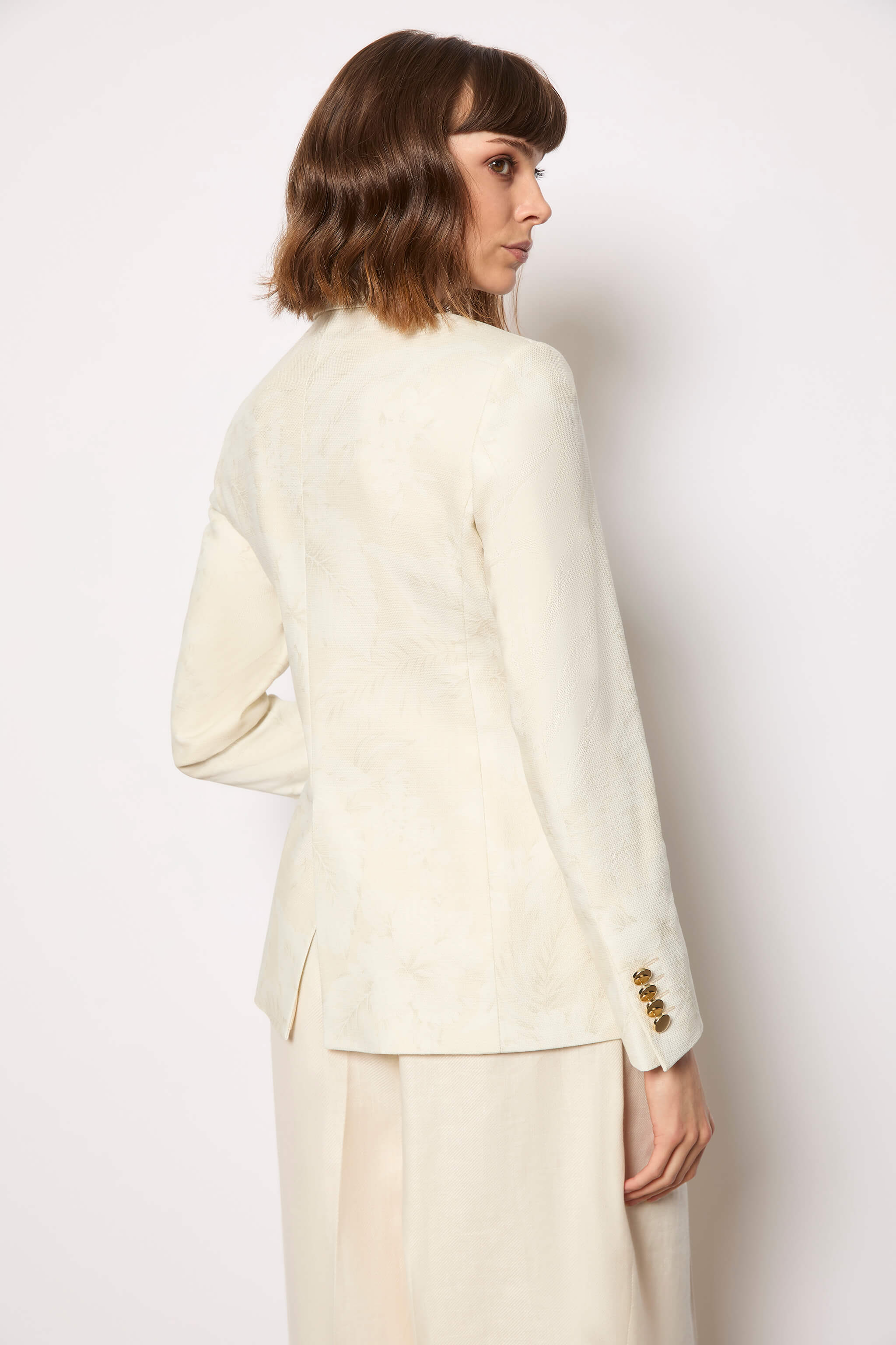 ELENA jacket untreated - ivory