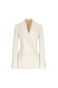 Elena jacket untreated - ivory beige
