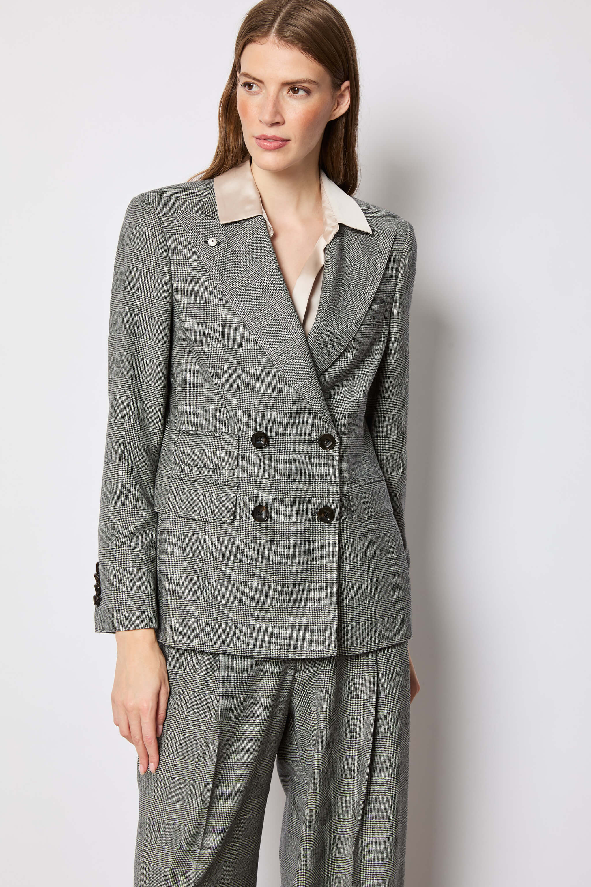 Smoke gray windowed Elena jacket