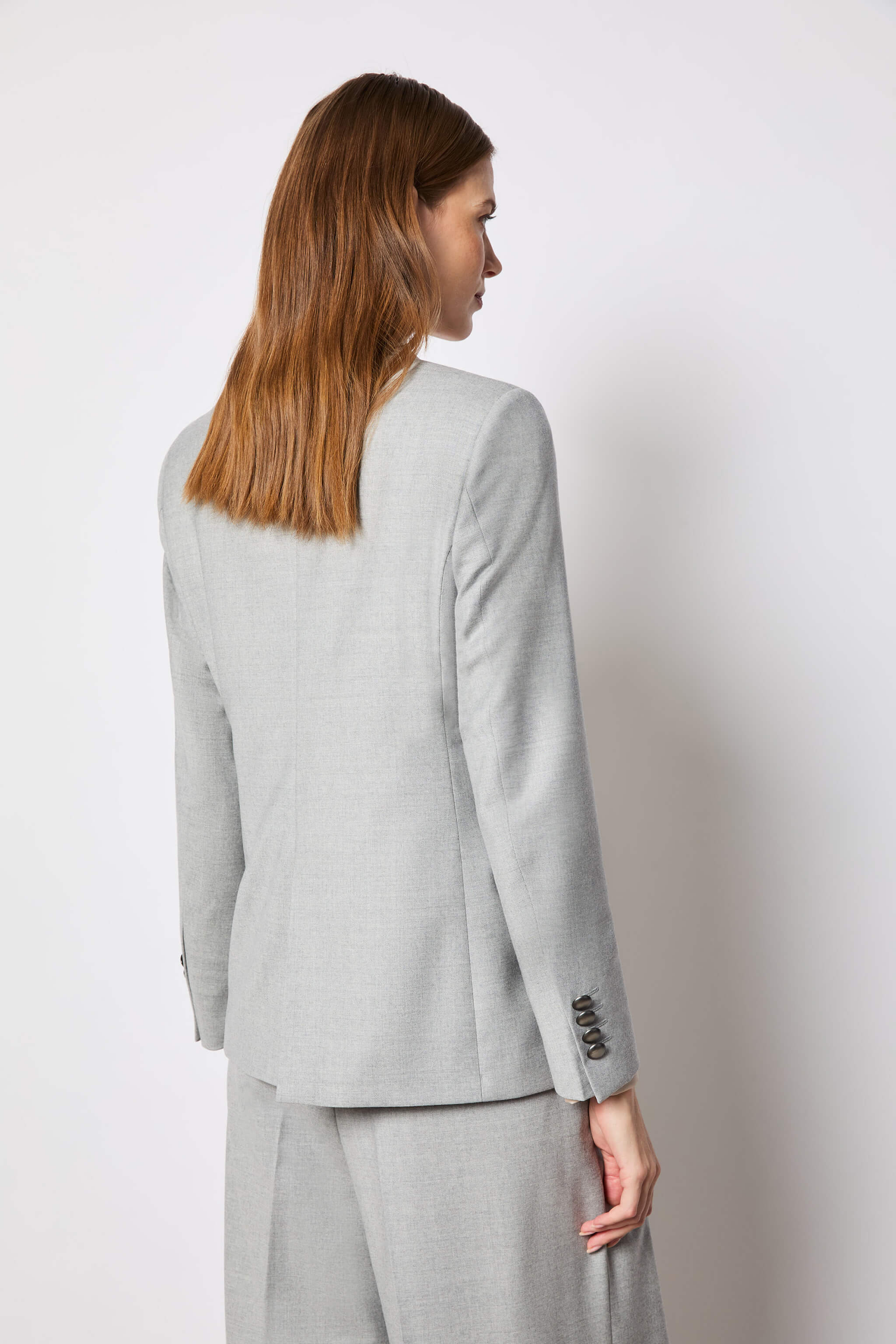 Elena jacket untreated ice gray