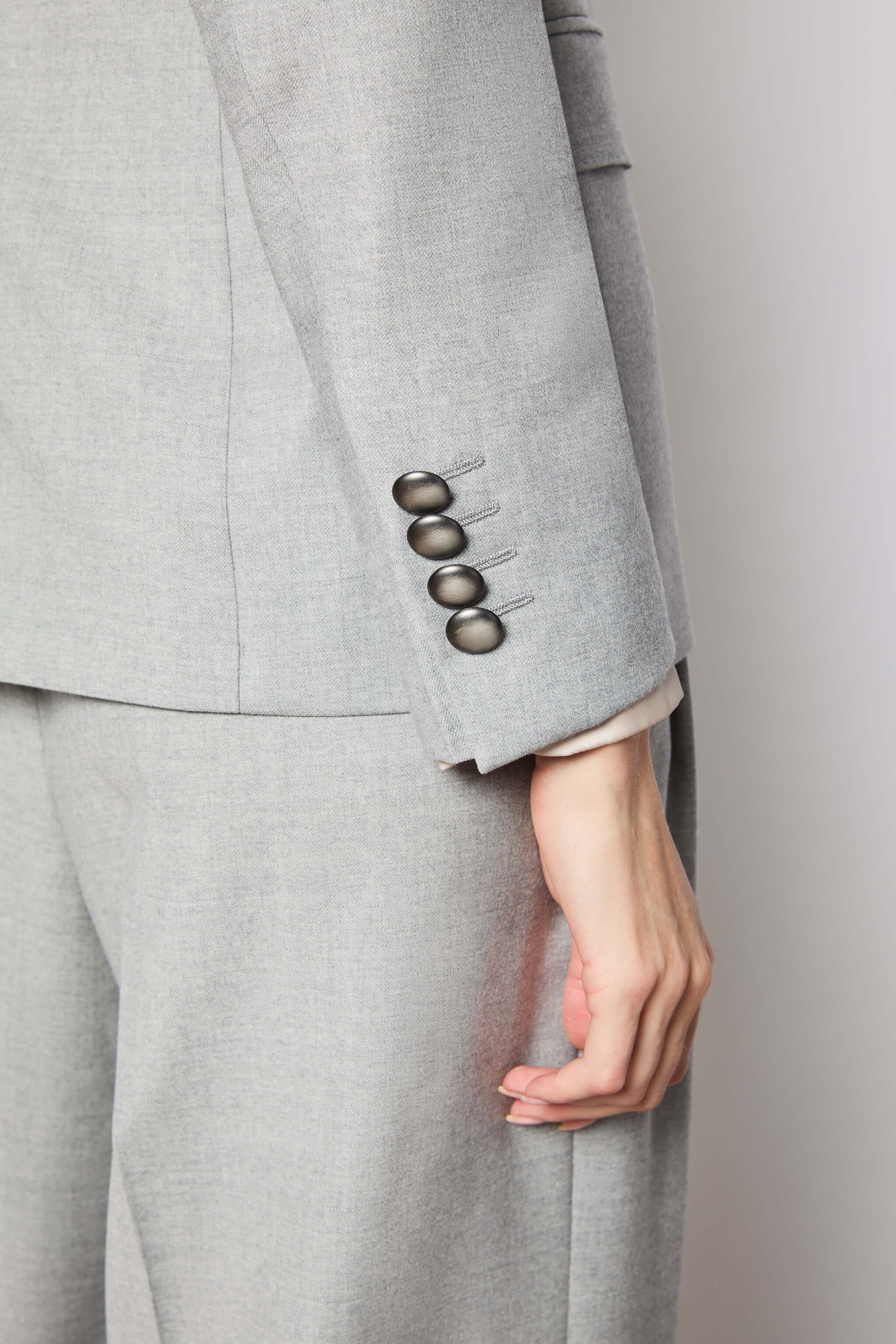 Elena jacket untreated ice gray