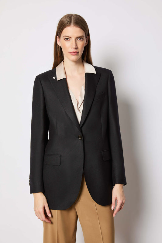 Sara jacket single-breasted black