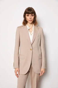 Sara jacket untreated - taupe beige