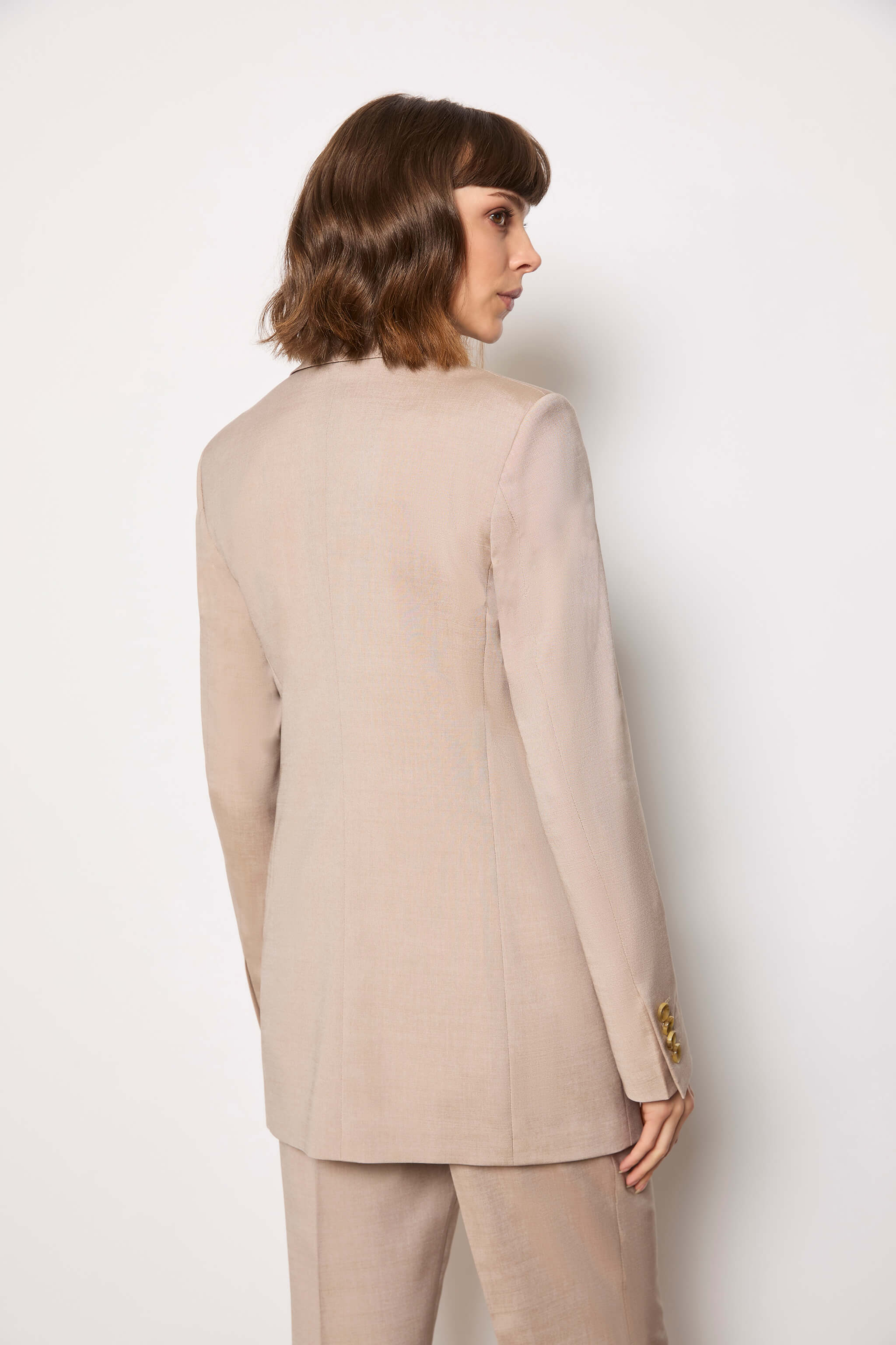 SARA jacket untreated - taupe