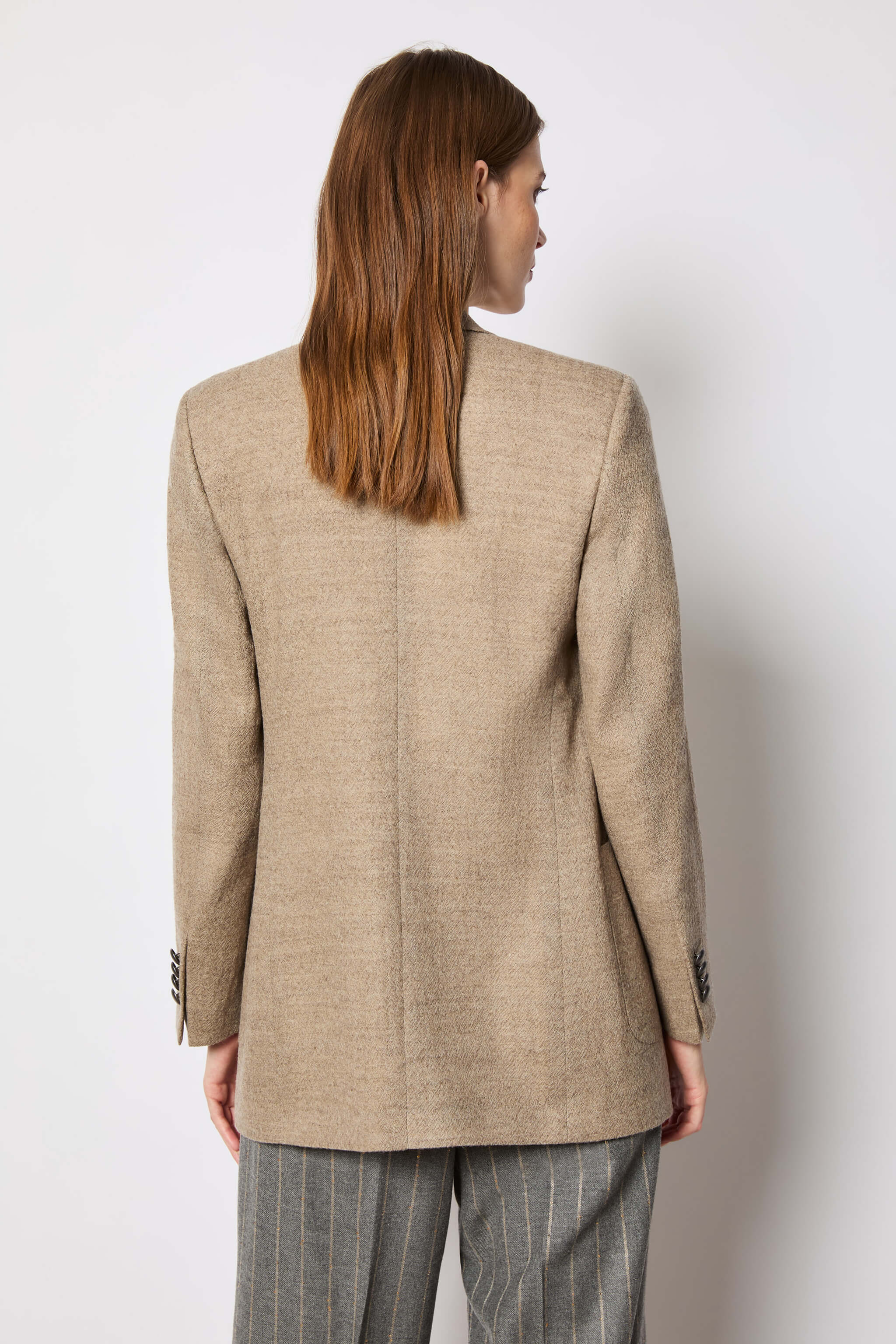 Claudia jacket hazelnut wool