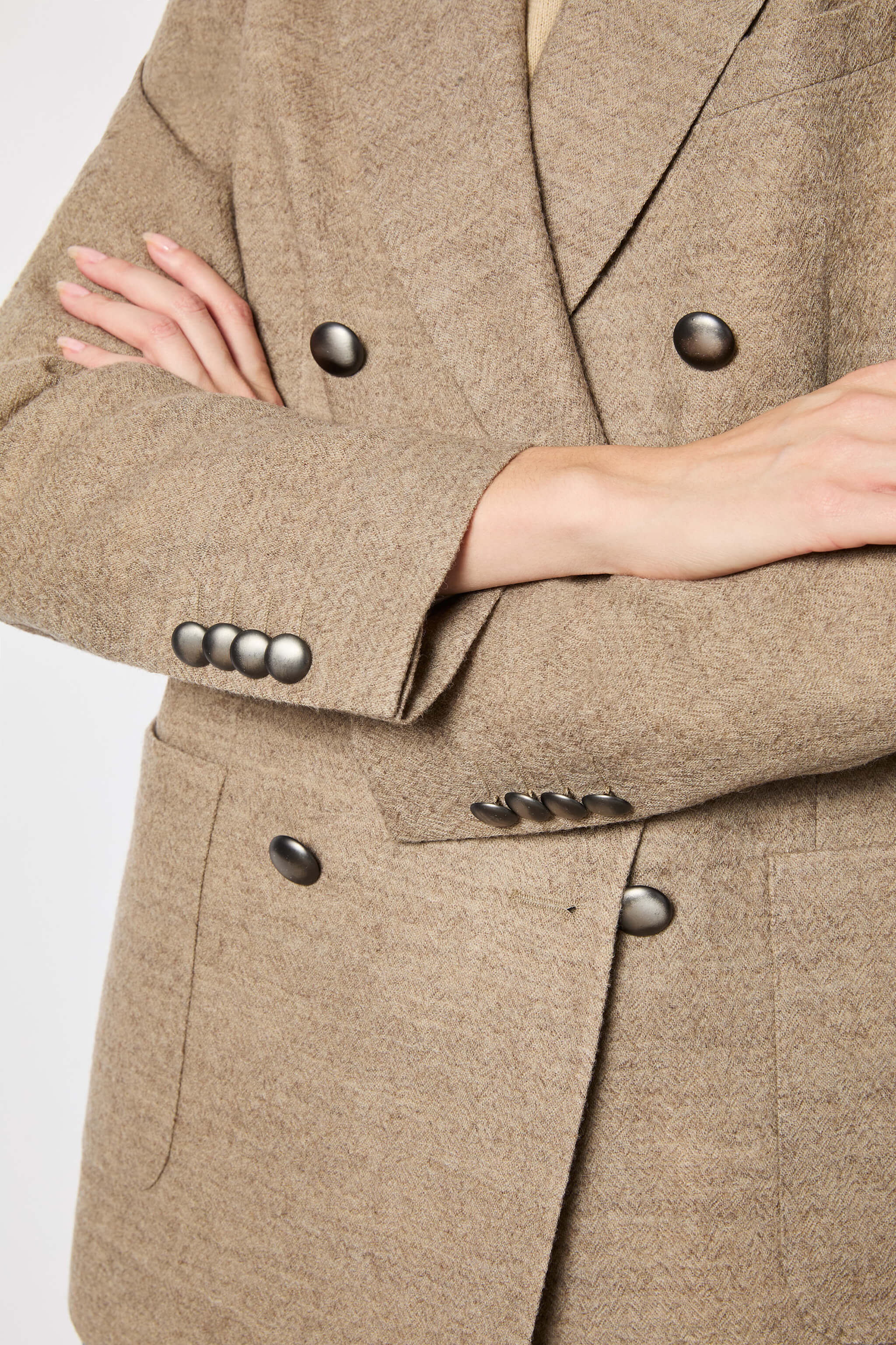 Claudia jacket hazelnut wool
