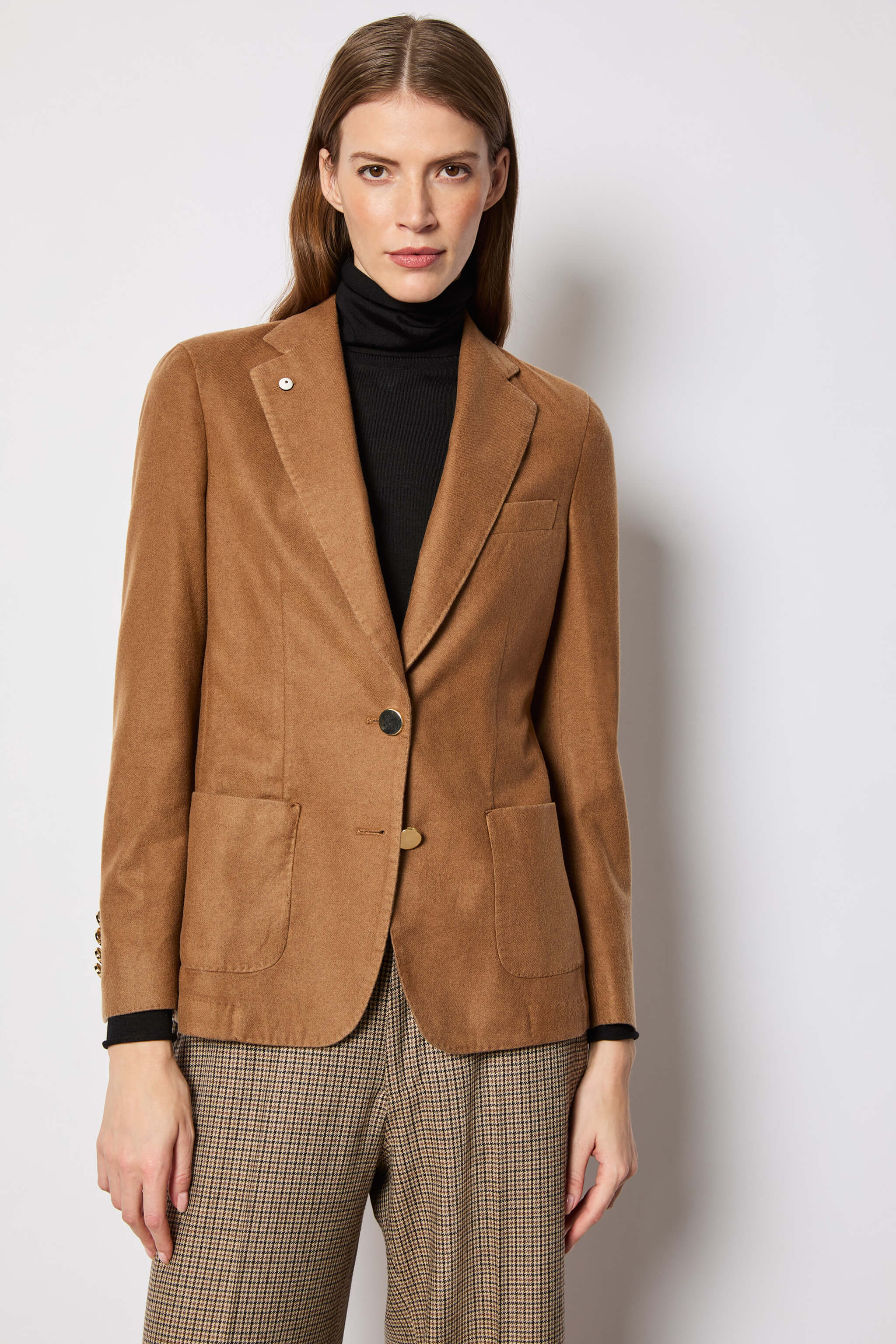 Jacket SARA garment-dyed cocoa