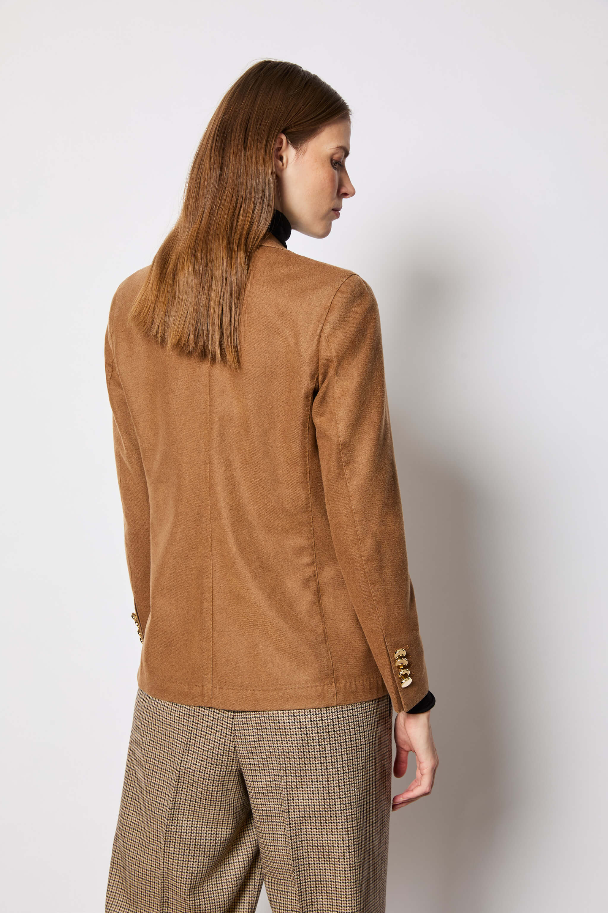 Jacket SARA garment-dyed cocoa