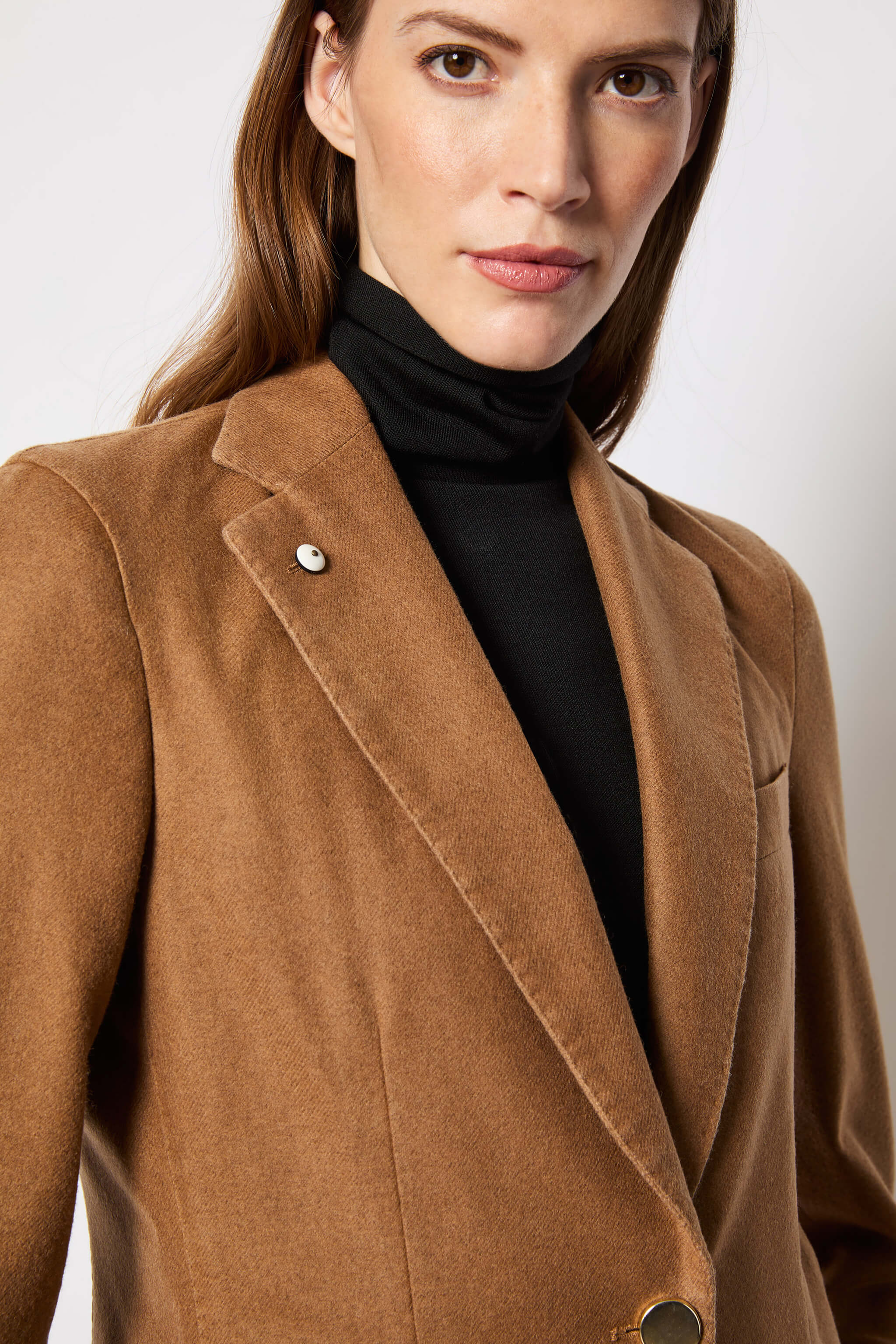 Jacket SARA garment-dyed cocoa