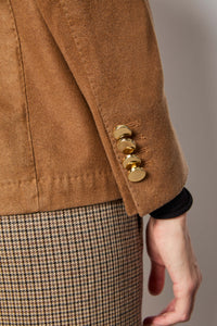Jacket sara garment-dyed cocoa brick