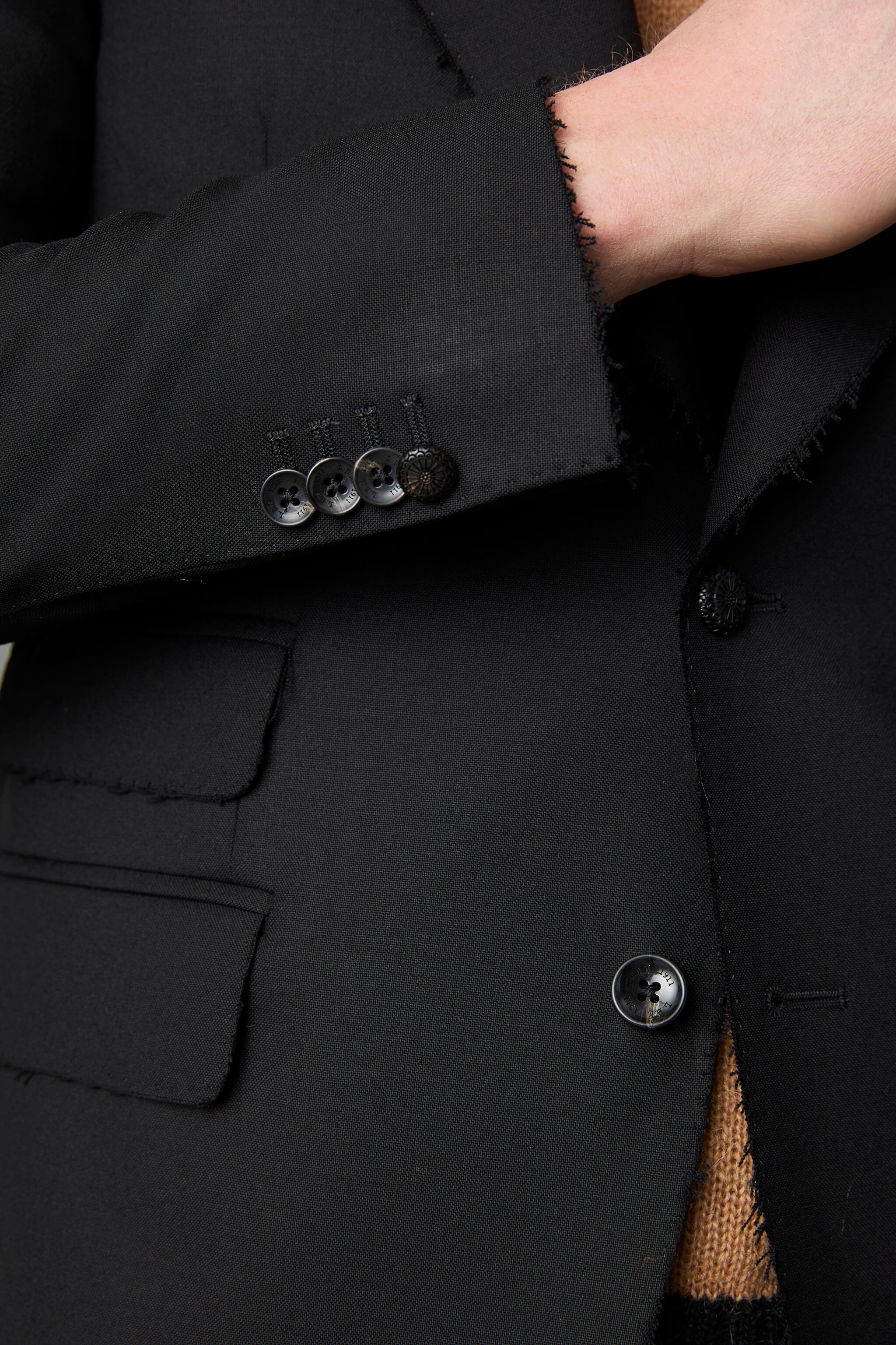 PAUL raw-hem jacket