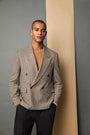 DAVID untreated jacket in camel 