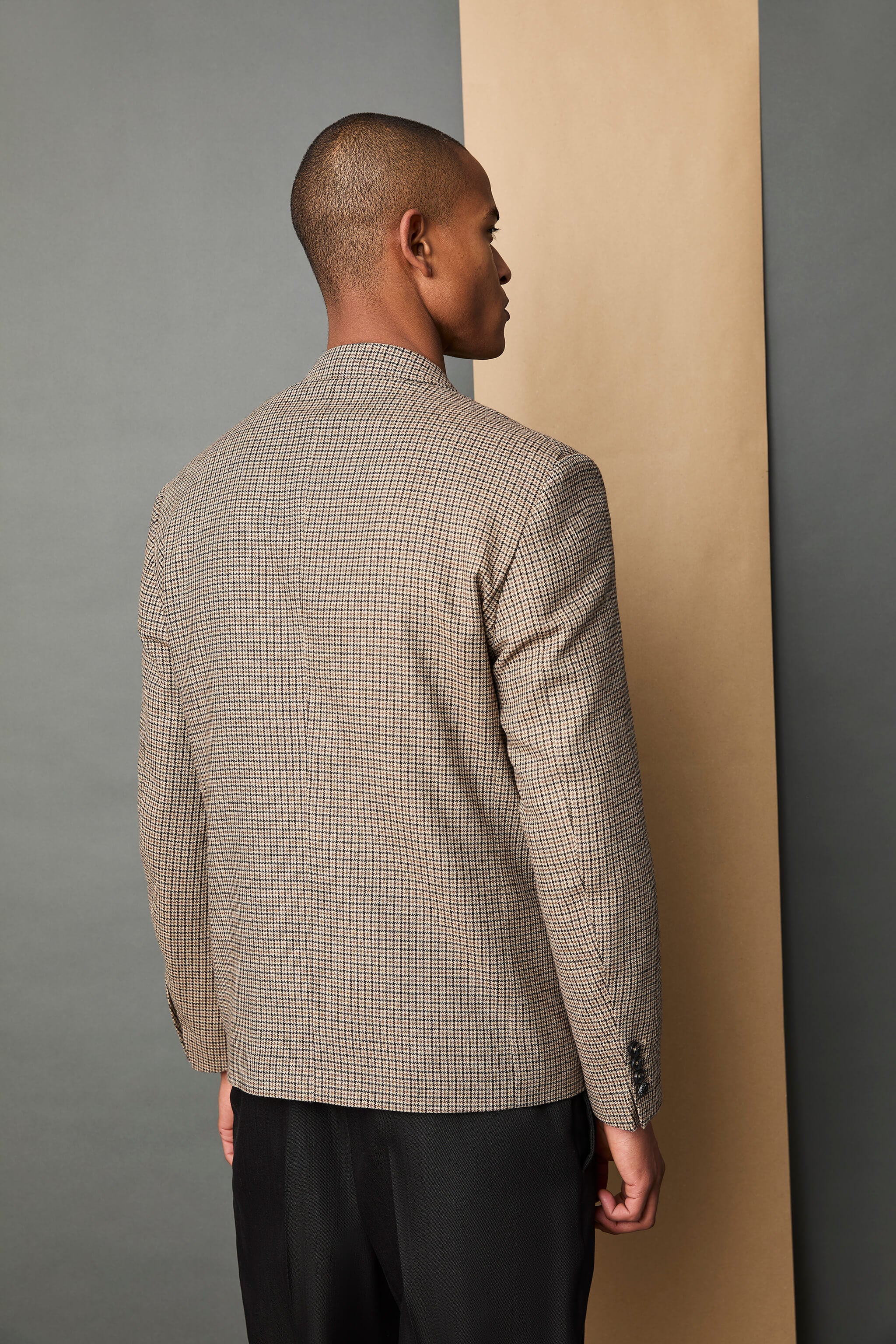 DAVID untreated jacket in camel
