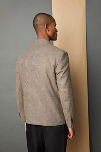 David untreated jacket in camel beige