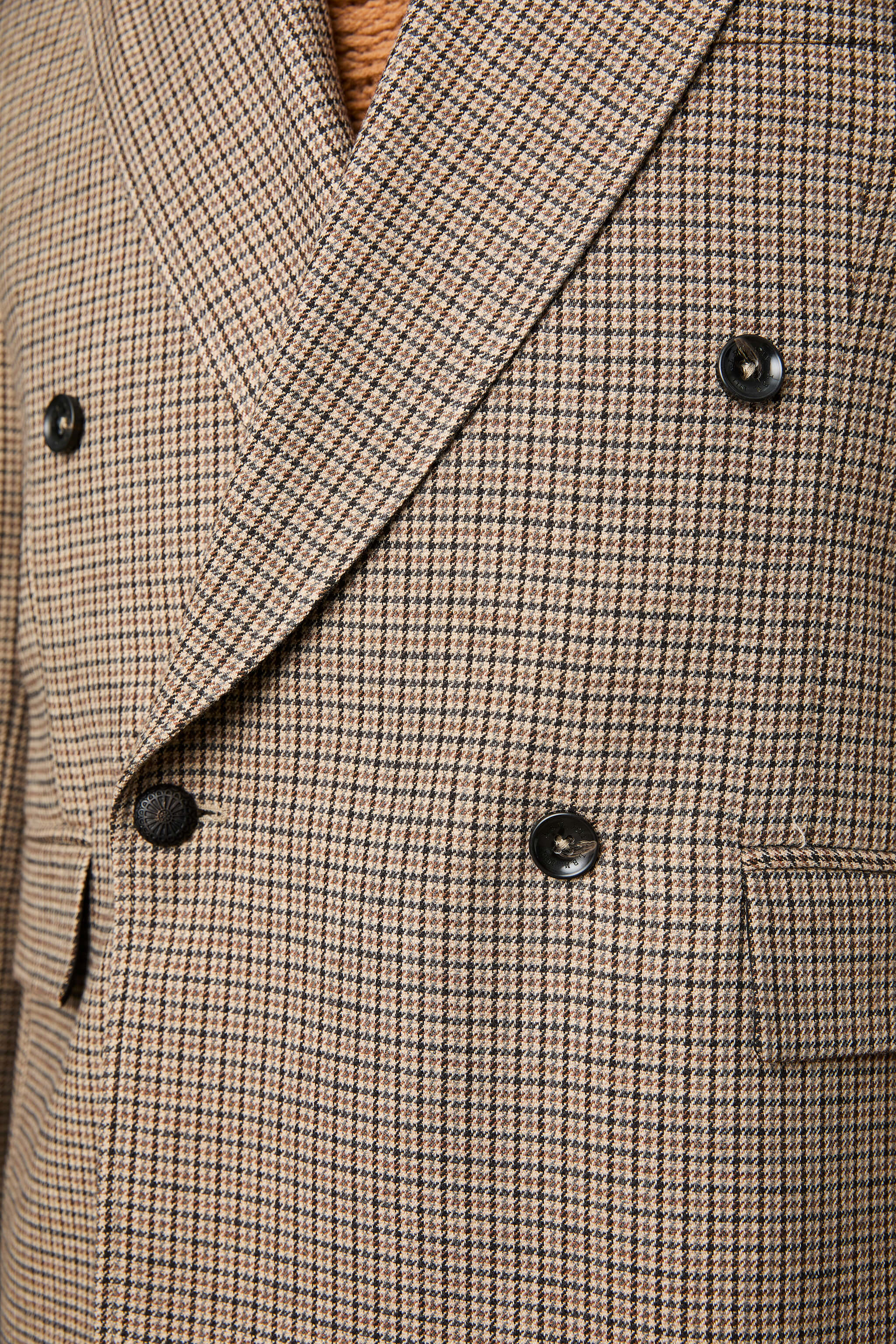 DAVID untreated jacket in camel