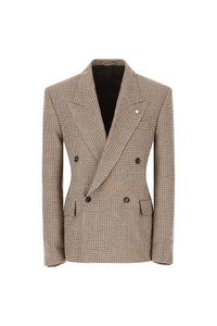 David untreated jacket in camel beige