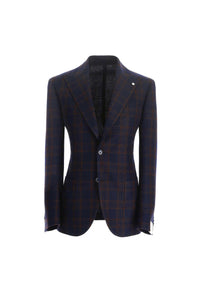 Garment-dyed steve jacket in blue blue