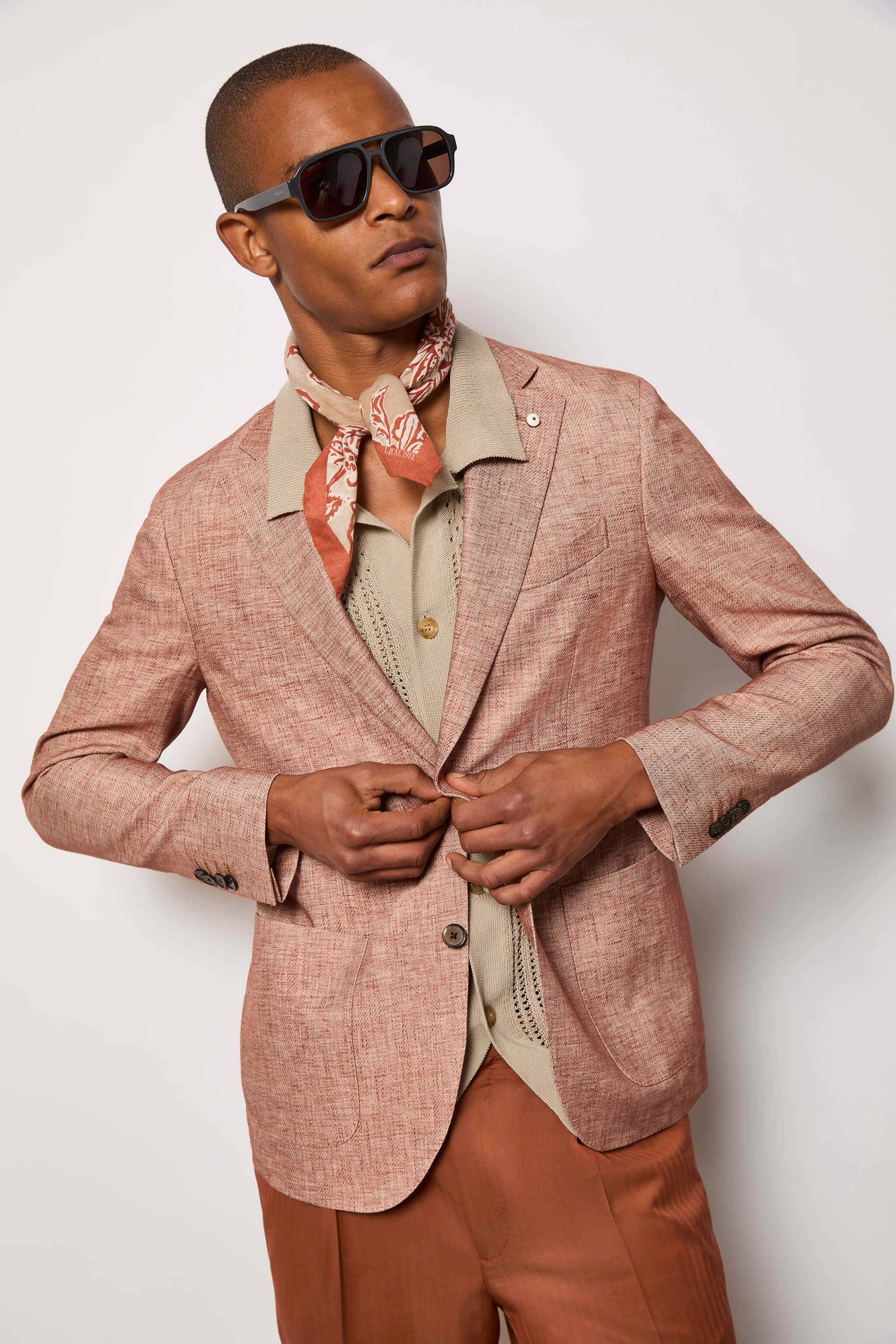 JACK jacket untreated - terracotta