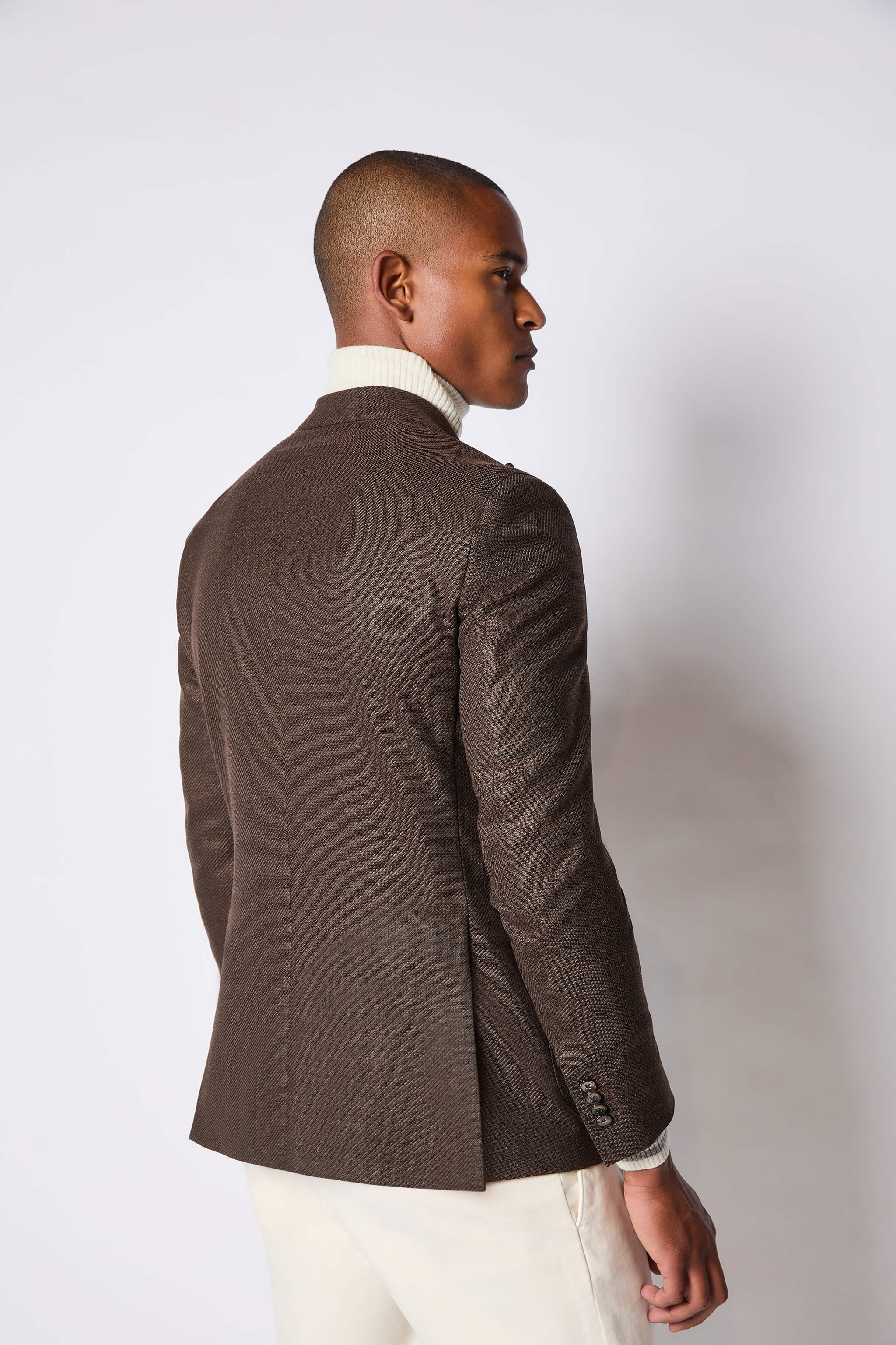 Untreated Tom double-breasted Jacket in brown | L.B.M. 1911