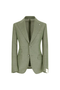 Paul jacket untreated - green light green