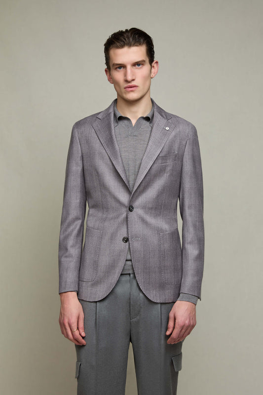 JACK wool-cashmere blazer in gray
