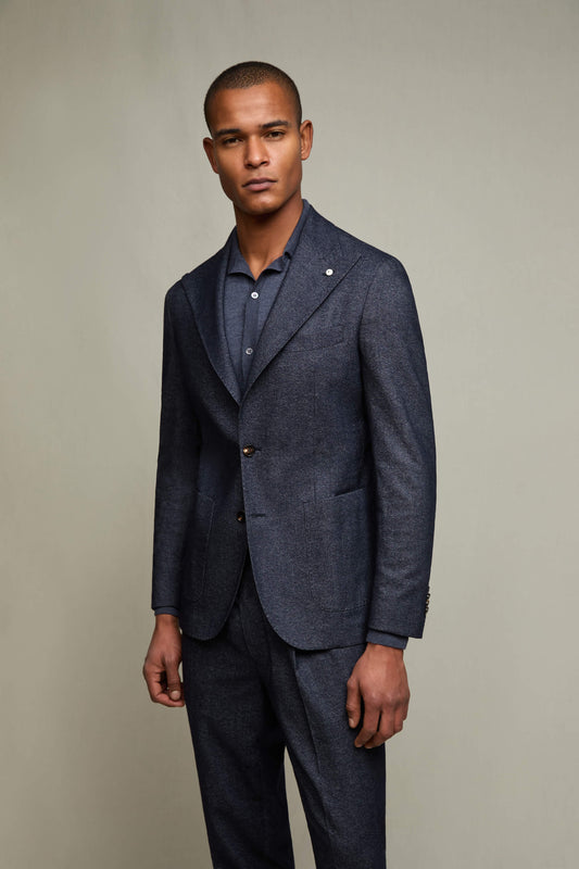 Giacca STEVE blu mélange