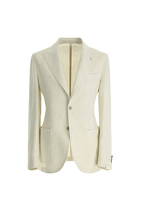 Garment-dyed steve jacket - white white