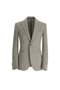 Jack jacket in beige jersey beige