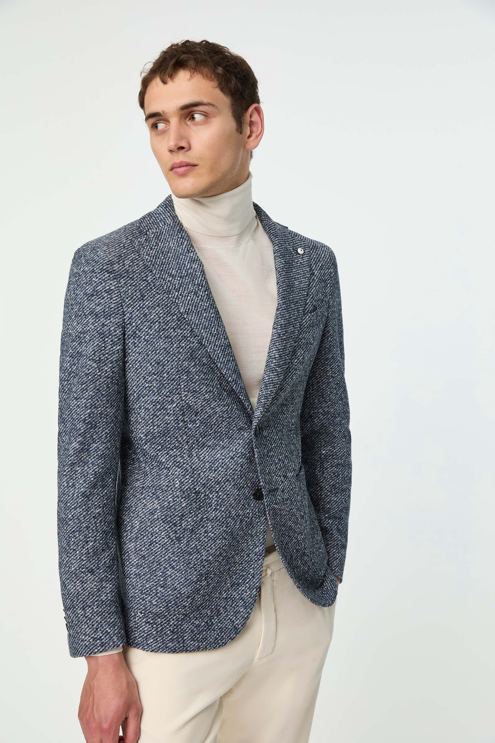 Giacca JACK in jersey blu