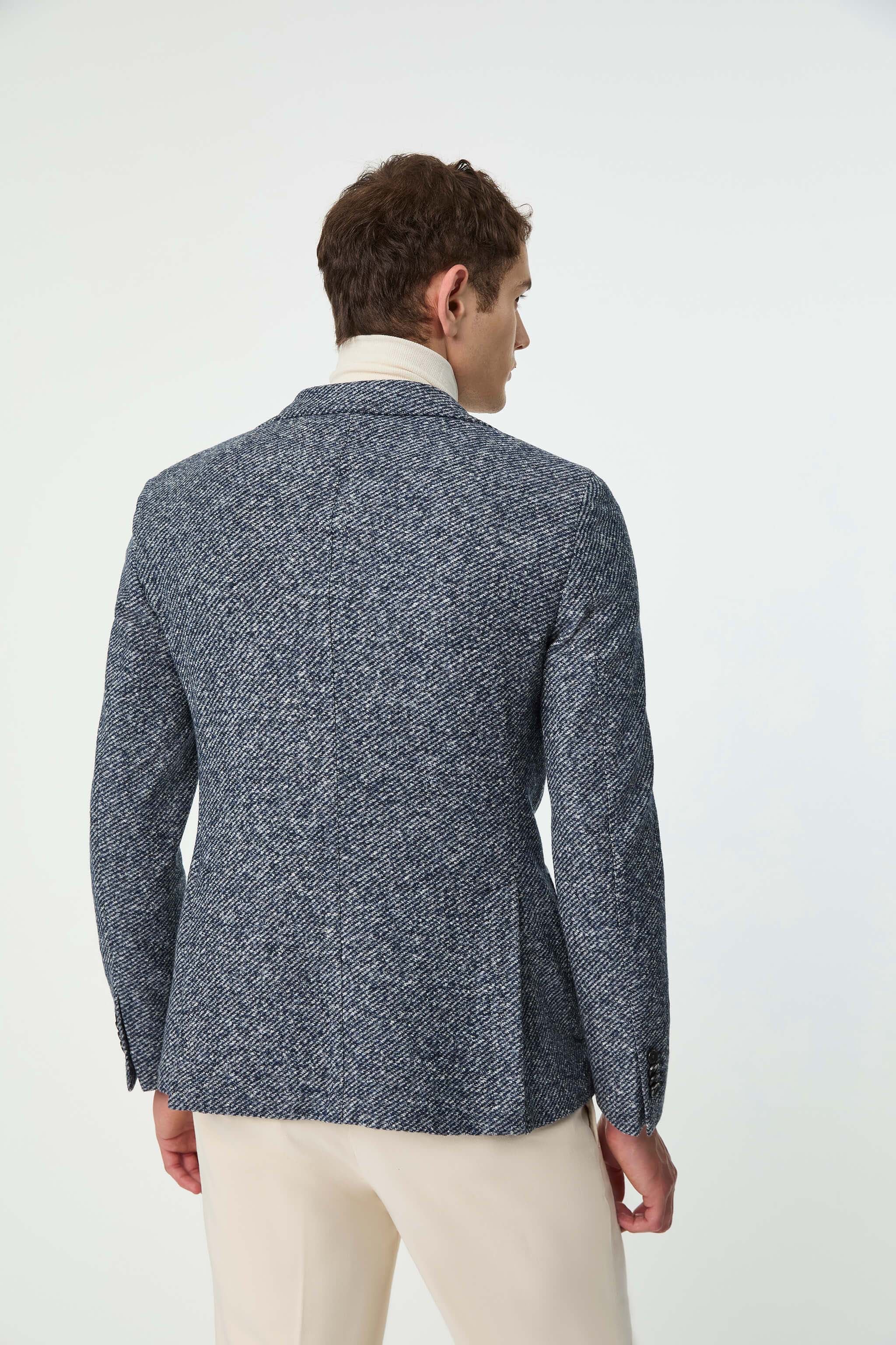 Giacca JACK in jersey blu