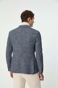 Giacca jack in jersey blu bluette