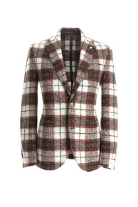 Jack jacket in beige jersey brown