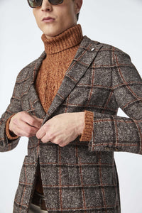 Jack jacket in brown jersey brown