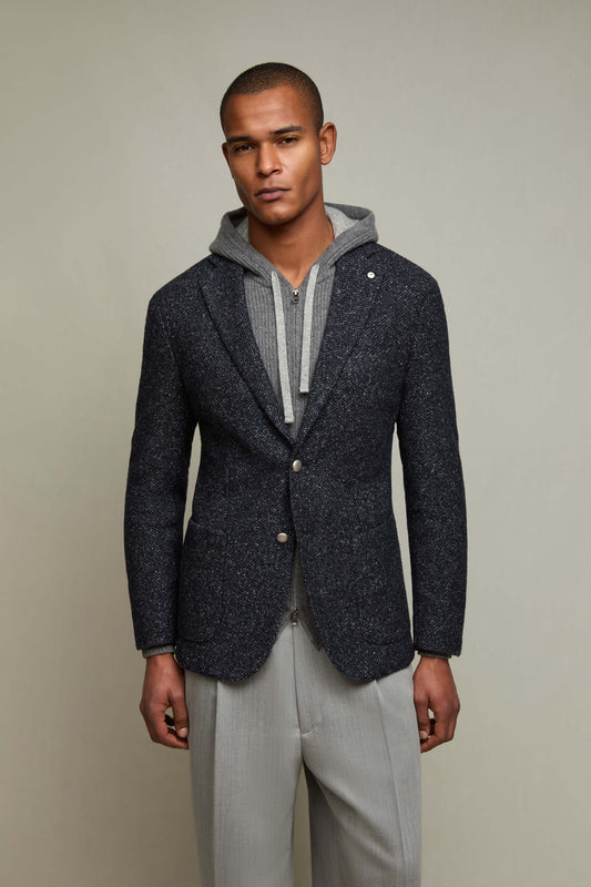 JACK jersey blazer in blue