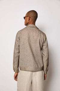 Overshirt untreated - beige brown