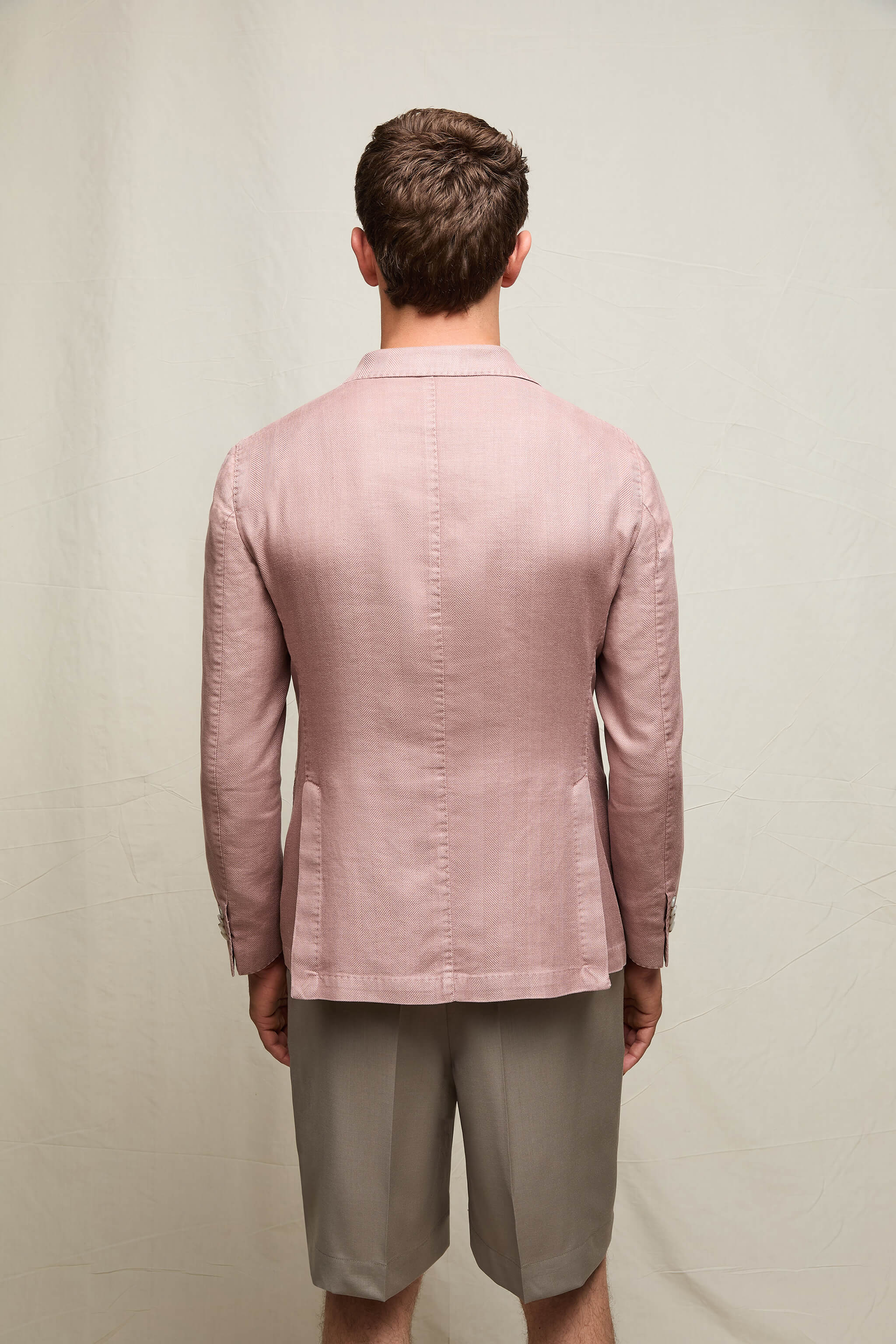 Garment-dyed JIM jacket in dusty pink | L.B.M. 1911
