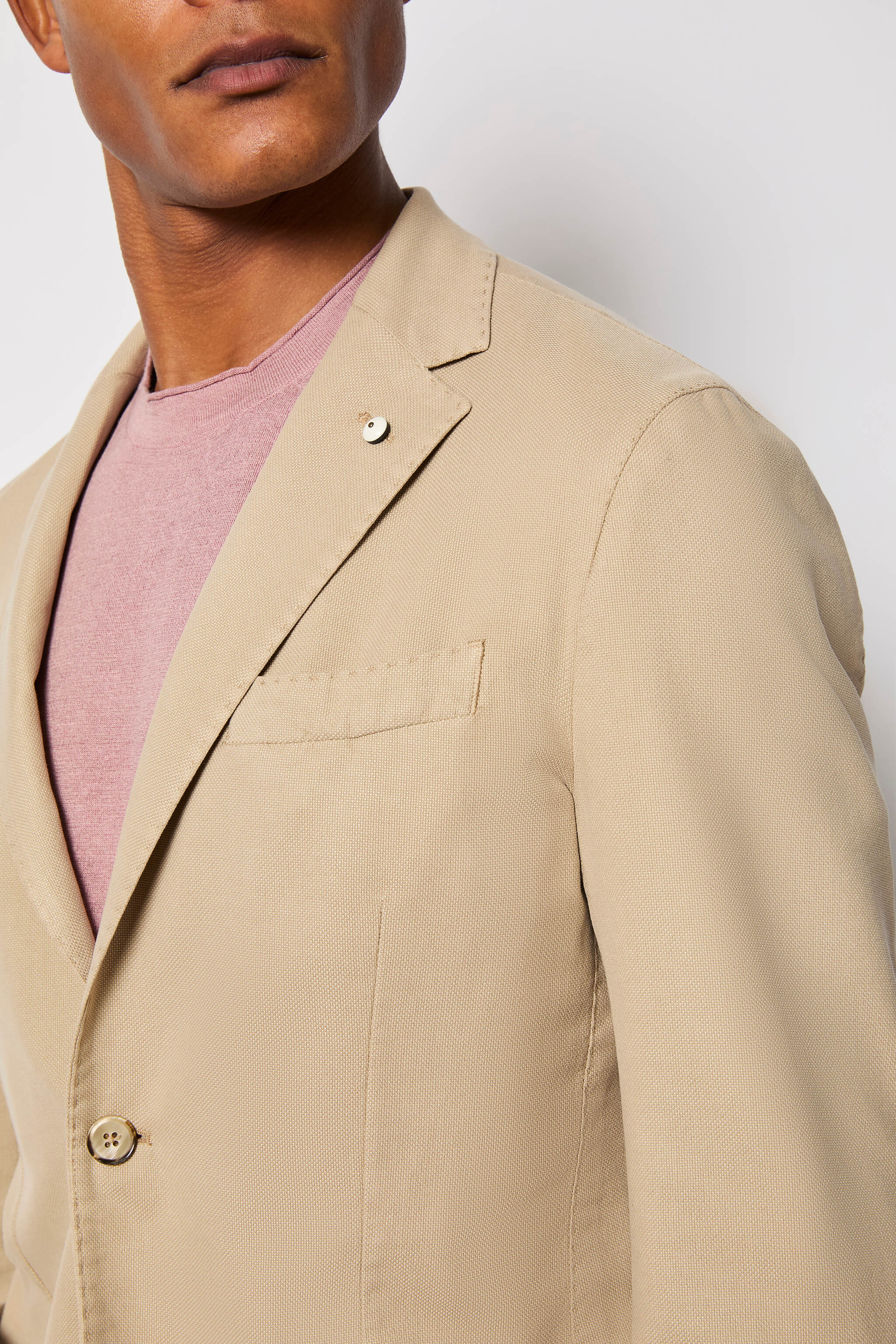 Garment-dyed JACK jacket - beige