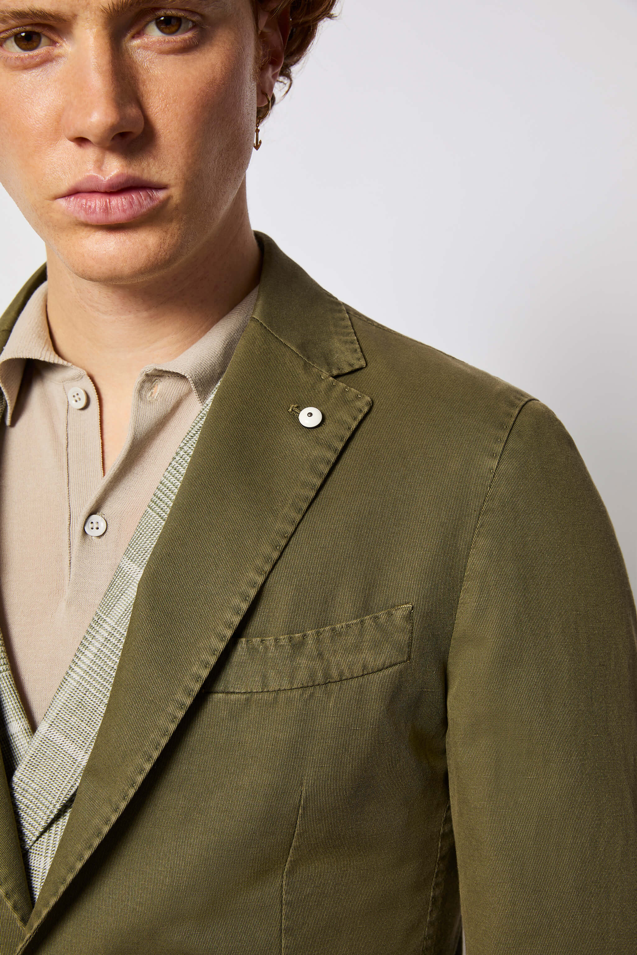 Garment-dyed JACK jacket - green