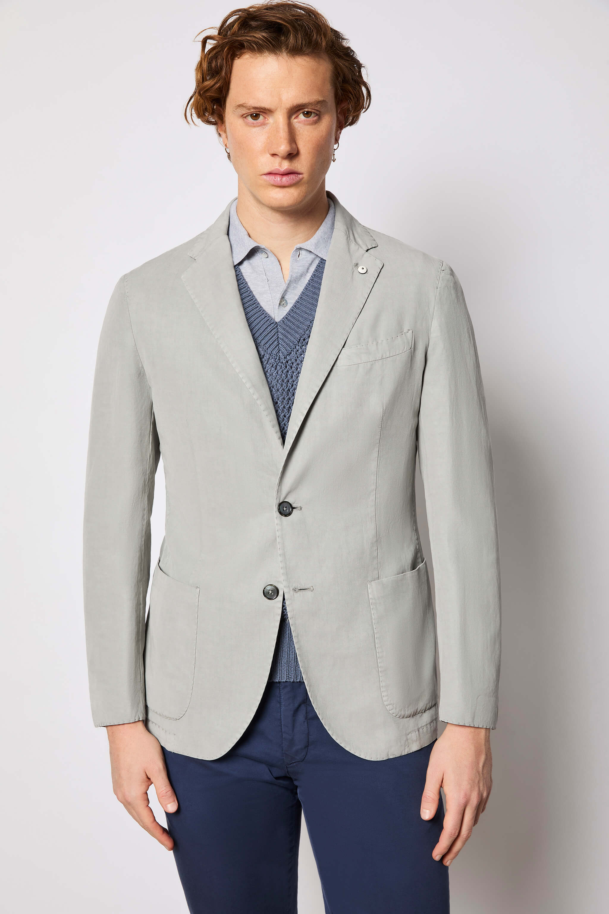 Garment-dyed JACK jacket - gray