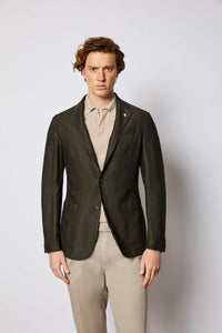 Garment-dyed jack jacket - dark green dark green