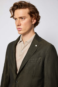 Garment-dyed jack jacket - dark green dark green